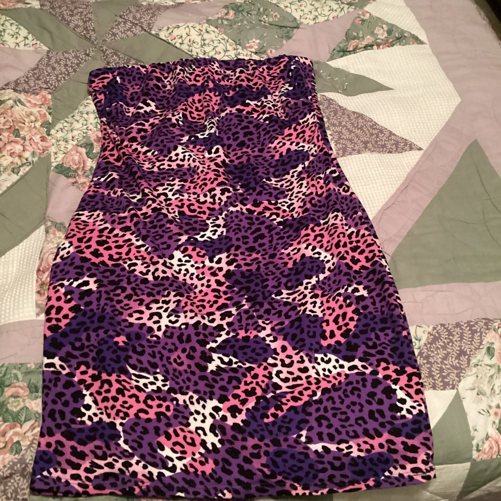 Strapless tunic